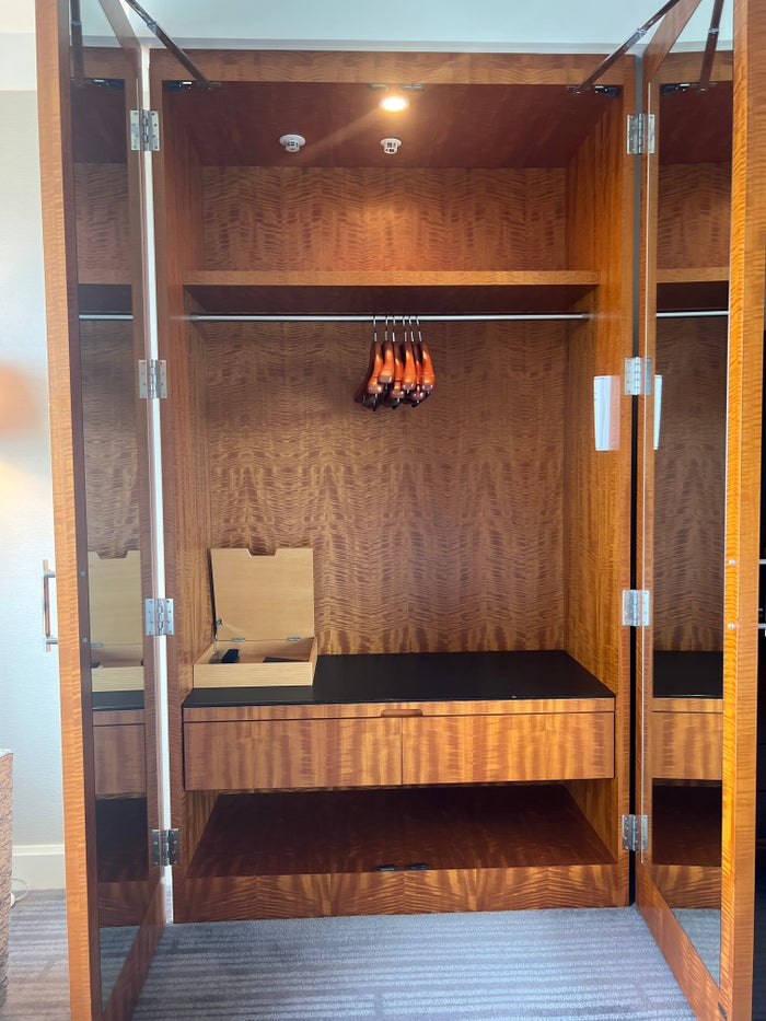 Ritz Carlton Tokyo room second closet Ritz Carlton Tokyo room second closet