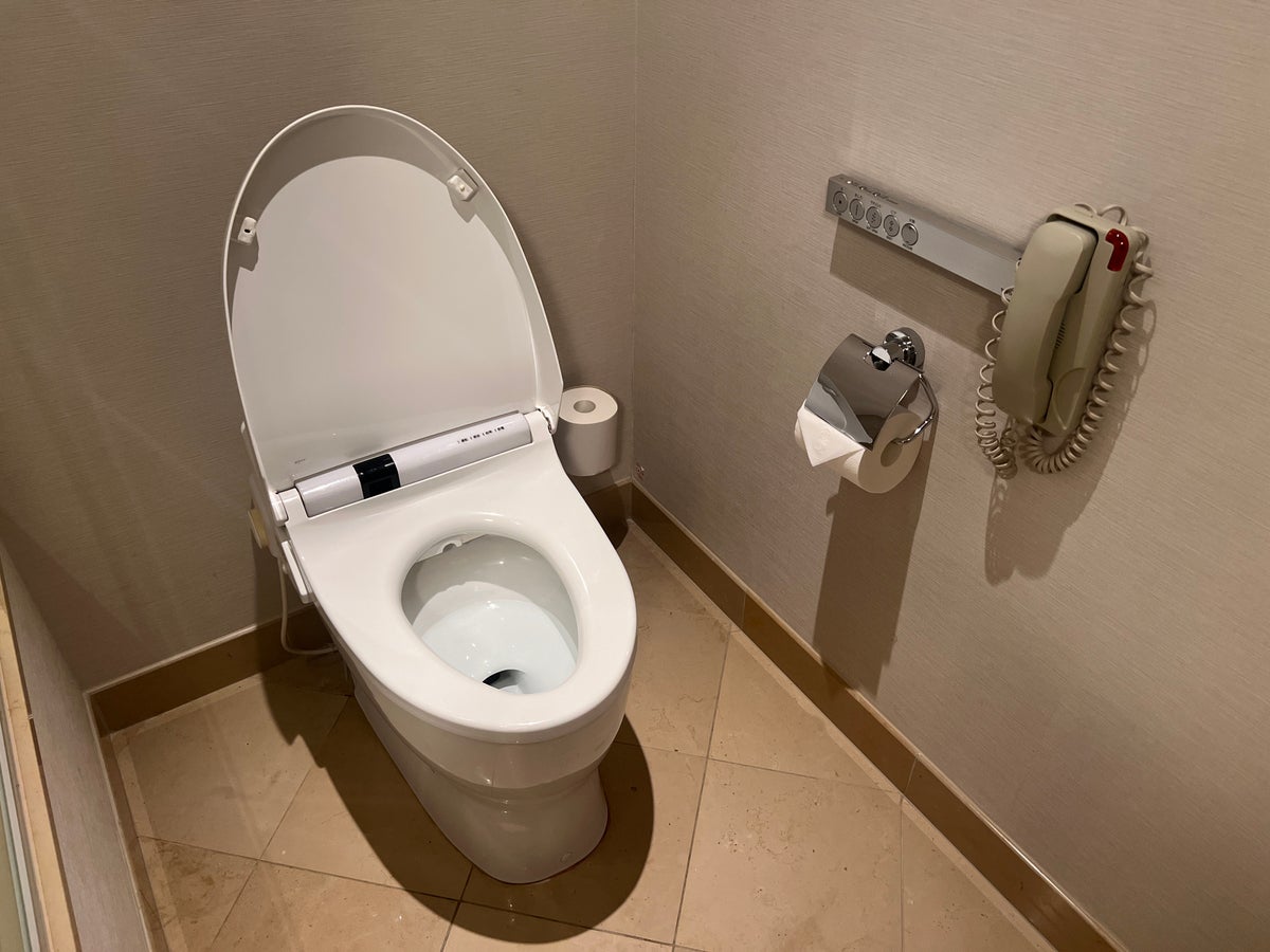 Ritz Carlton Tokyo room toilet with bidet