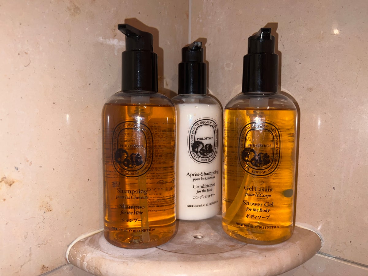 Ritz Carlton Tokyo shower amenities