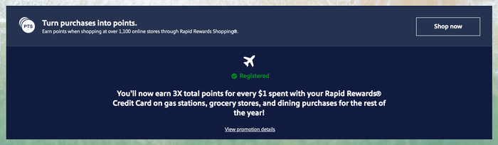 Southwest credit card 3x points promotion Southwest credit card 3x points promotion