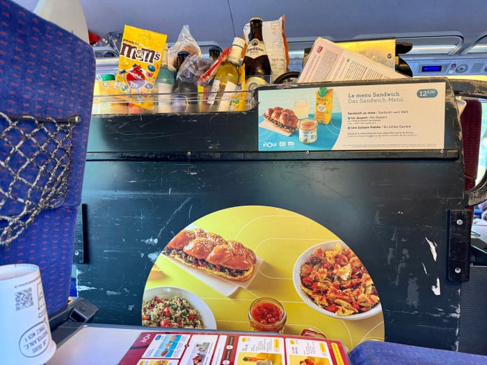 TGV First Class Food Cart TGV First Class Food Cart