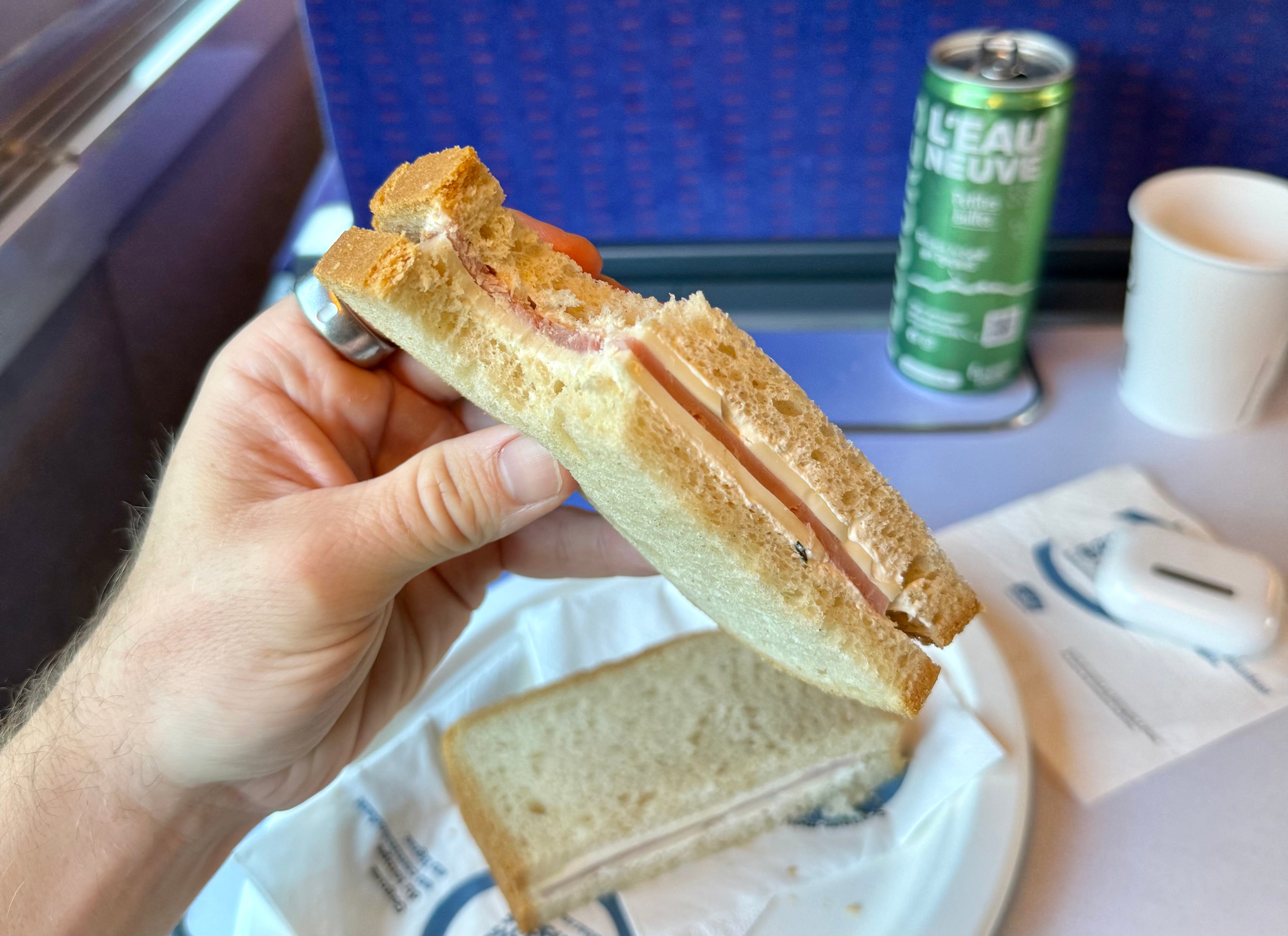 TGV First Class food