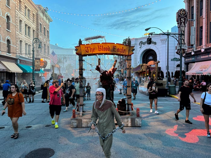Universal Halloween Horror Nights scare zone