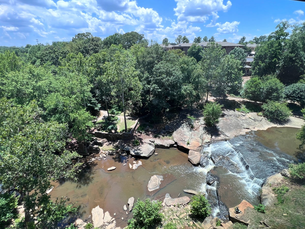 View from my room at Grand Bohemian Greenville