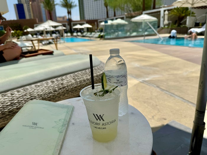 Waldorf Astoria Las Vegas Poolside Cocktail Waldorf Astoria Las Vegas Poolside Cocktail