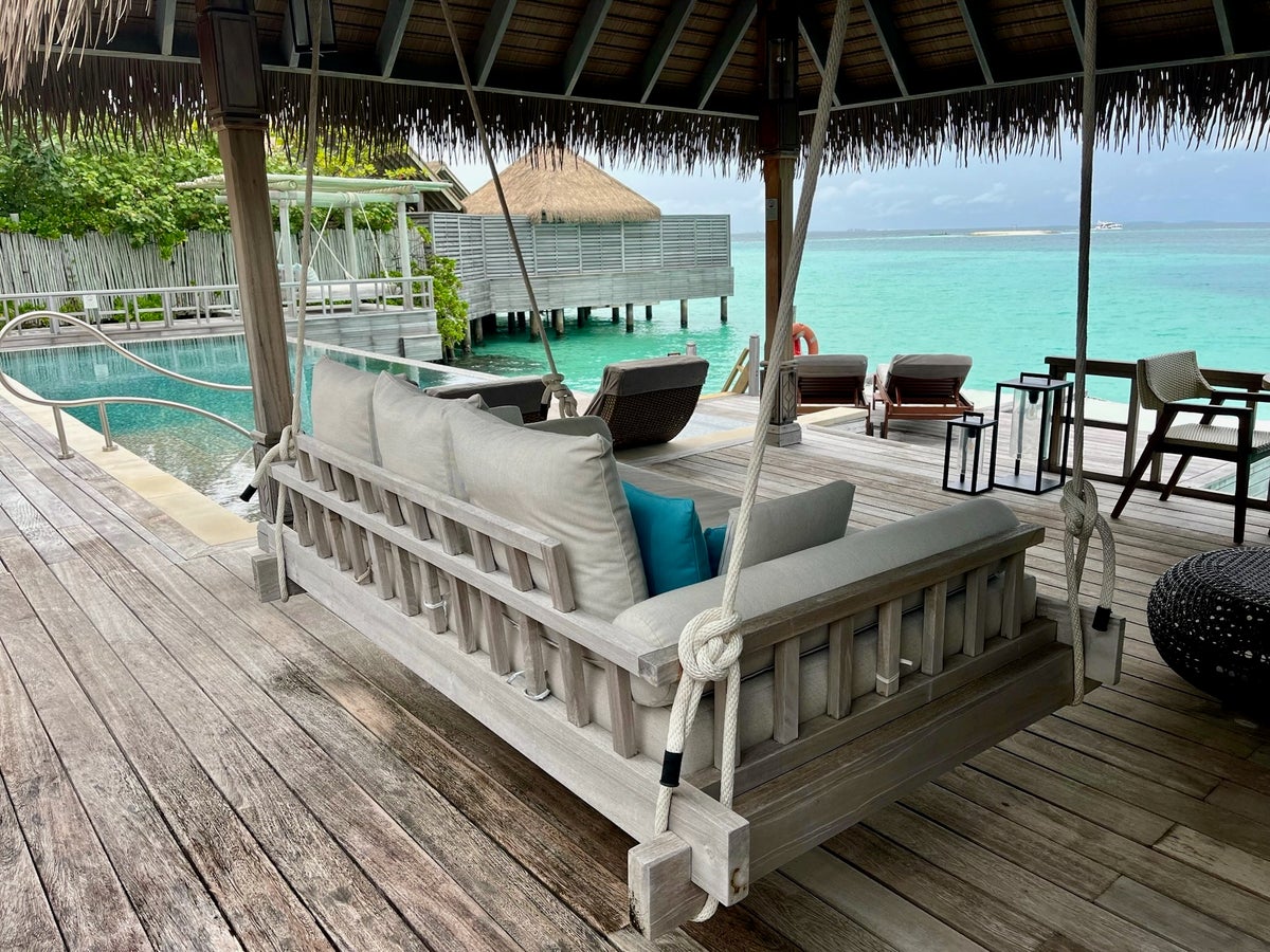 Waldorf Astoria Maldives outdoor daybed