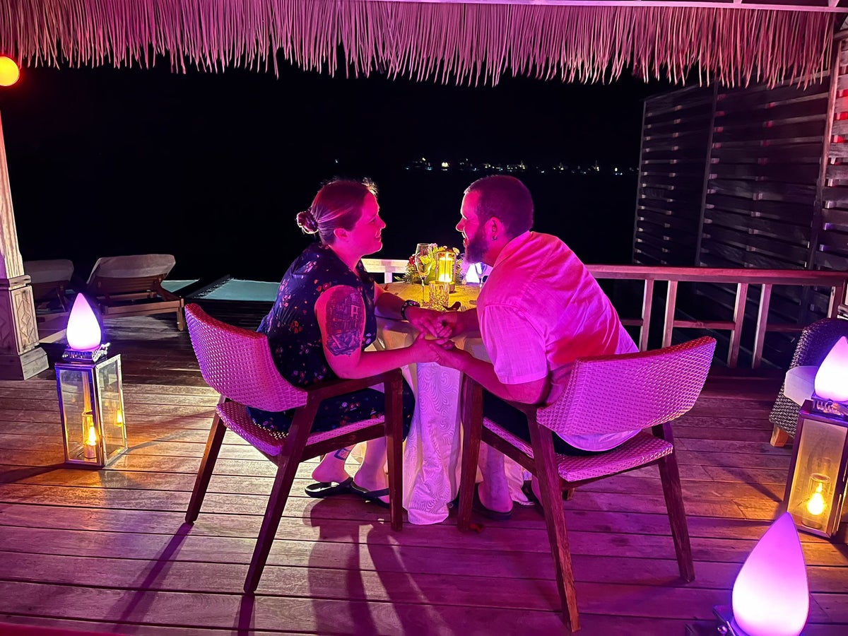 Waldorf Astoria Maldives private dinner