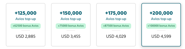 Aer Lingus Buy Avios