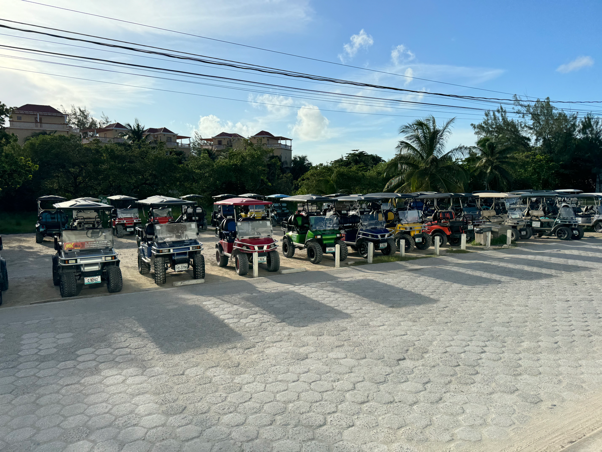 Alaia Belize Autograph Collection golf cart parking