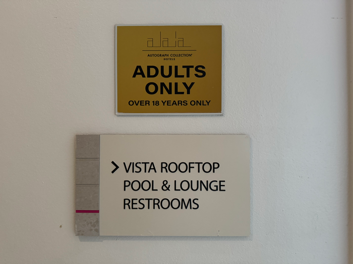 Alaia Belize Autograph Collection rooftop sign