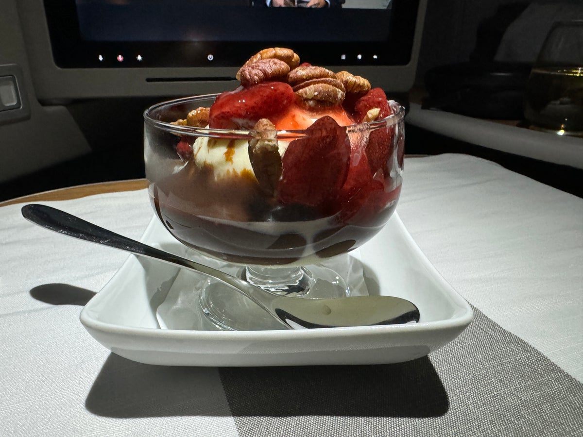 American Airlines First Class Sundae