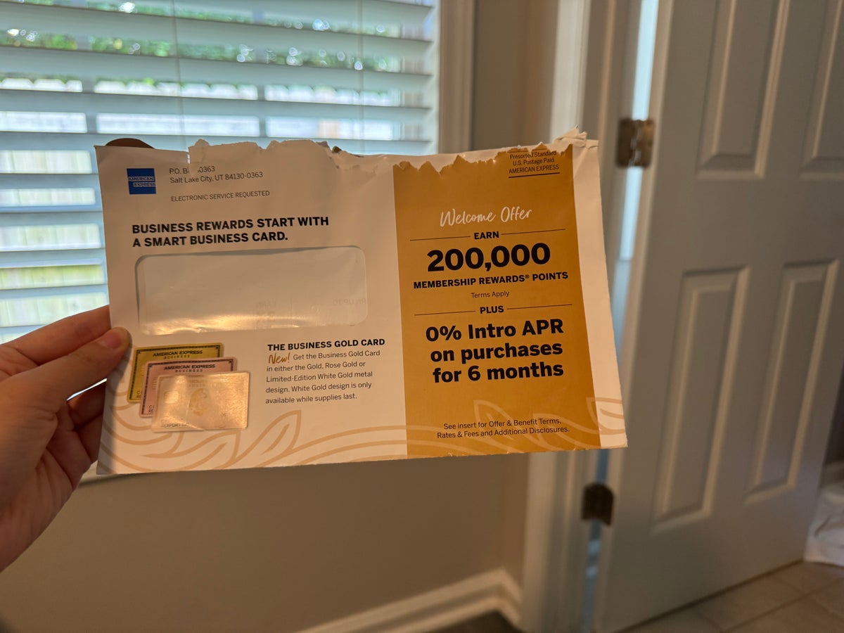 Amex Business Gold Mailer Offer