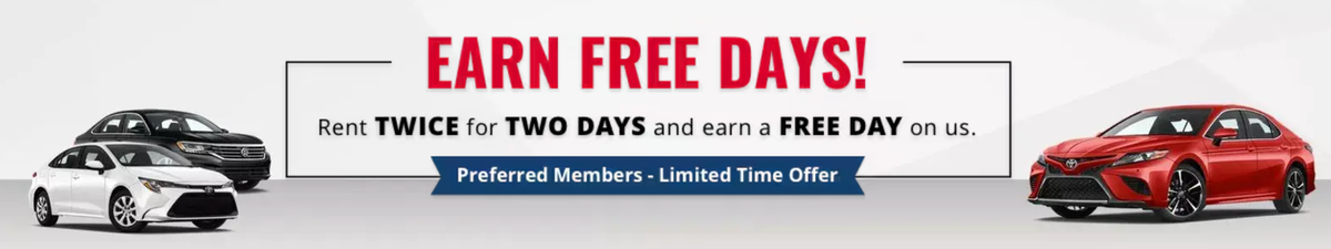 Avis free rental days promotion September 2024