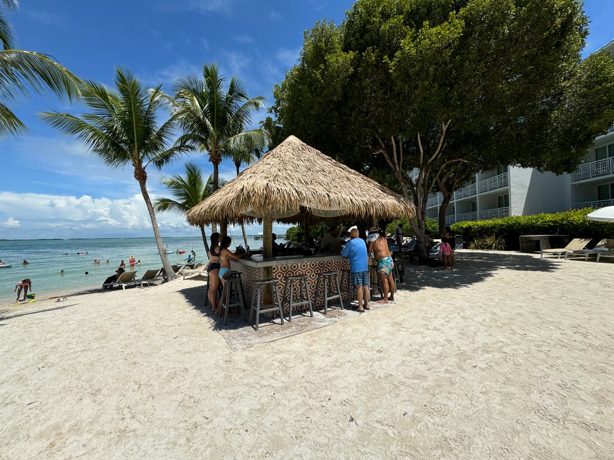 Bakers Cay Tiki Bar From Dry Rocks