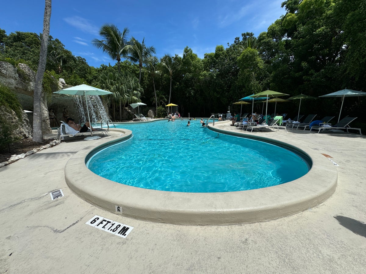 Bakers Cay family pool side