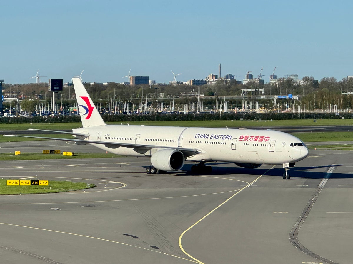 China Eastern at Amsterdam AMS