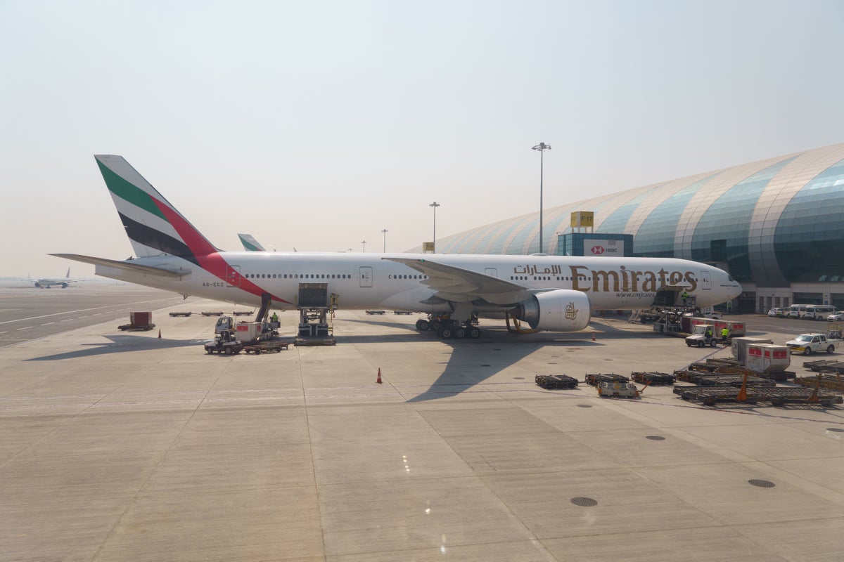 Emirates 777 in Dubai DXB