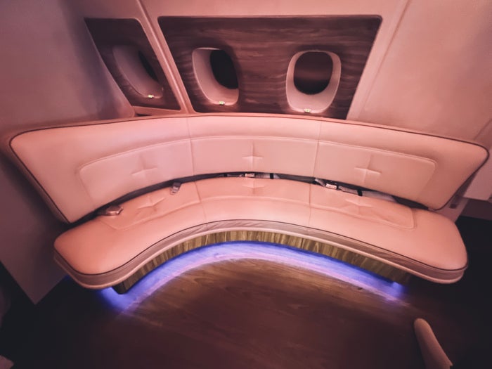 Emirates A380 bar seating Emirates A380 bar seating