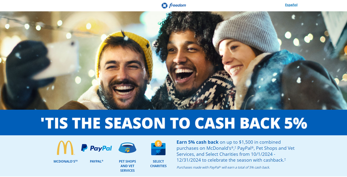 Chase Freedom new 5x categories 2024 Q2 Freedom Flex Q4 category banner