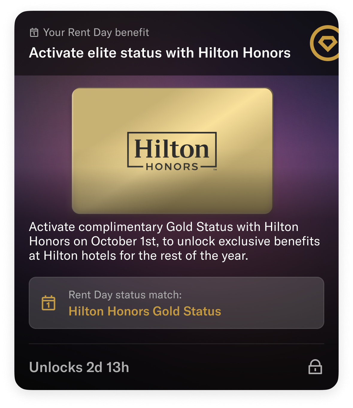 Bilt Hilton Status Match