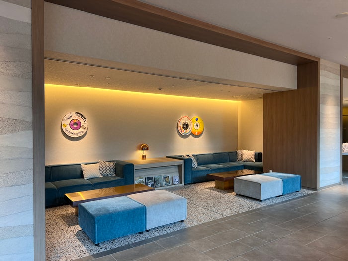 Hyatt House Tokyo Shibuya lobby main seating area Hyatt House Tokyo Shibuya lobby main seating area