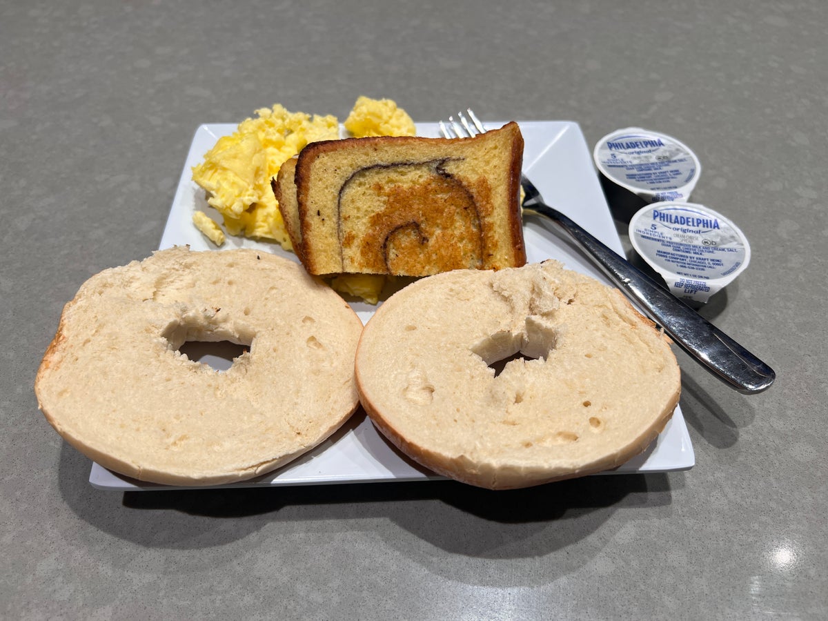 Hyatt Place Orlando Airport breakfast plate