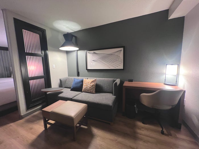 Hyatt Place Orlando Airport room cozy corner Hyatt Place Orlando Airport room cozy corner