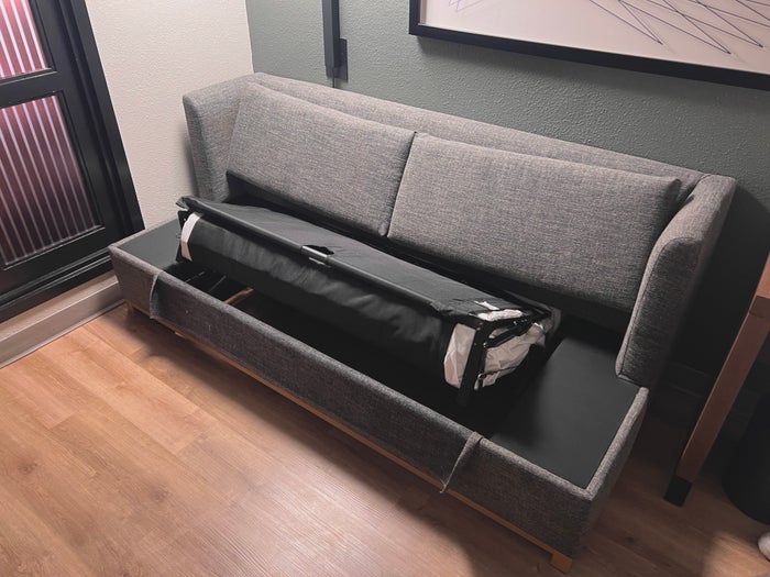 Hyatt Place Orlando Airport room sofa bed partial Hyatt Place Orlando Airport room sofa bed partial