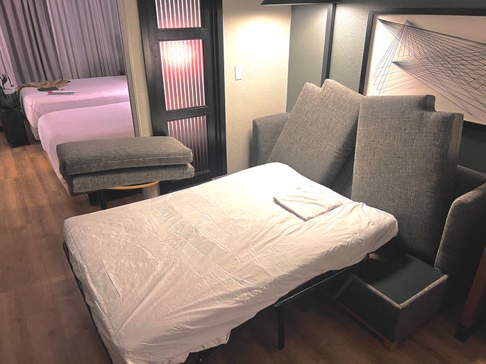 Hyatt Place Orlando Airport room sofa bed Hyatt Place Orlando Airport room sofa bed