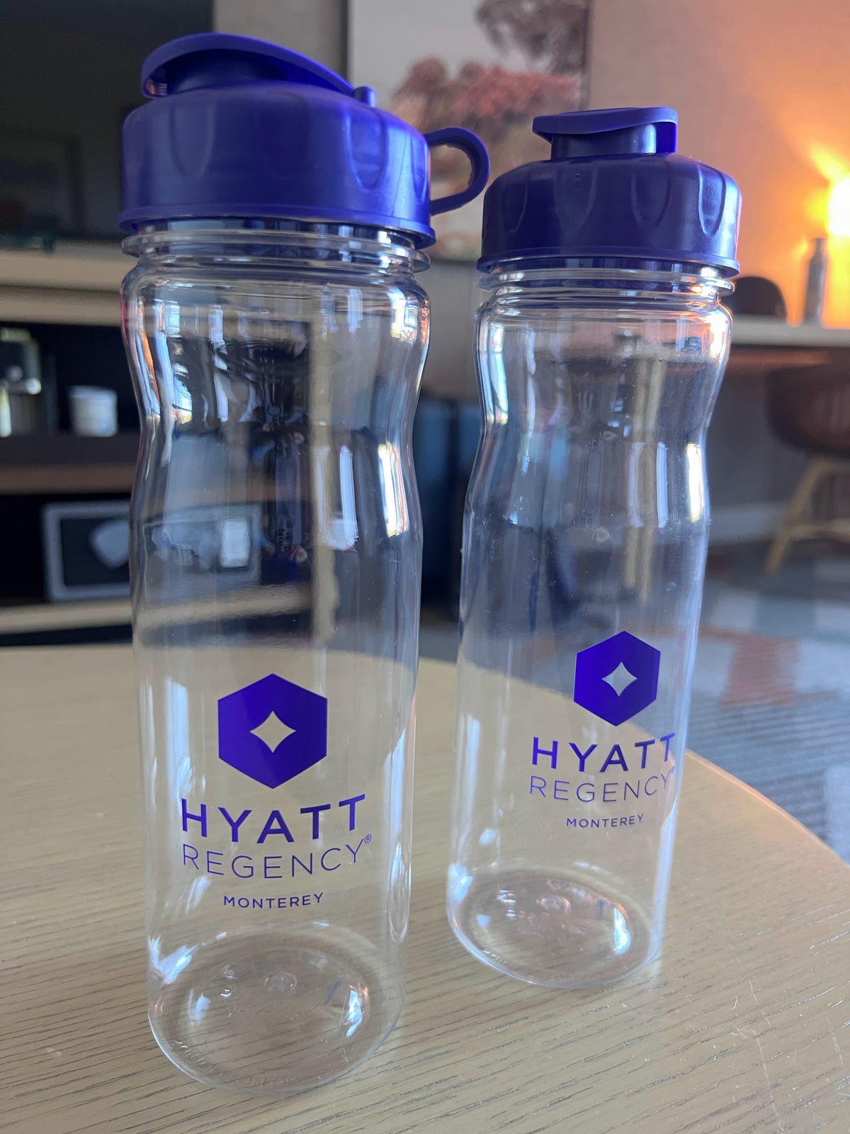 Hyatt Regency Monterey water bottles