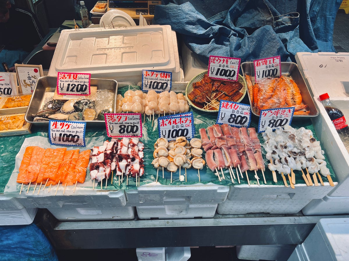 Kuromon Market Osaka Japan