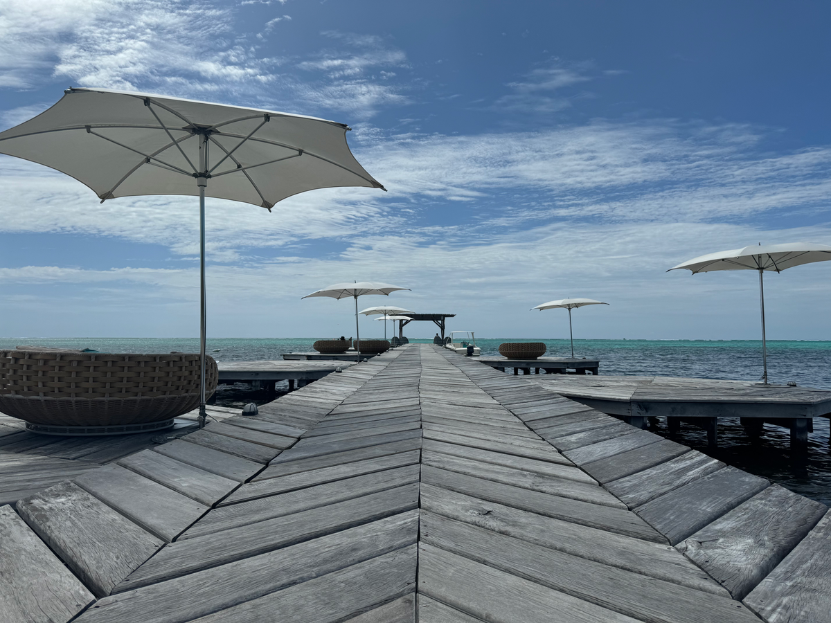 Matachica Resort Belize Mr Mrs Smith beach walkway