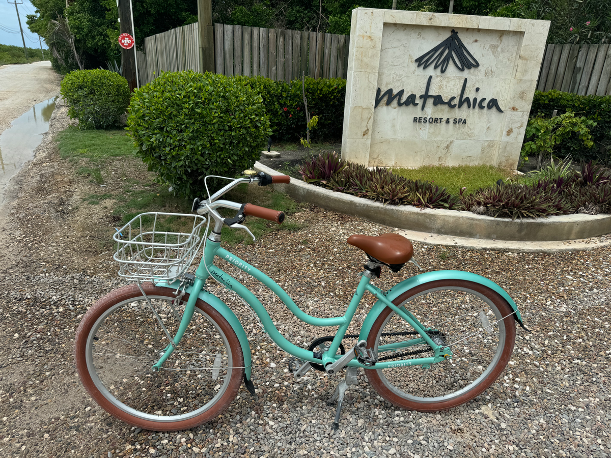 Matachica Resort Belize Mr Mrs Smith bike