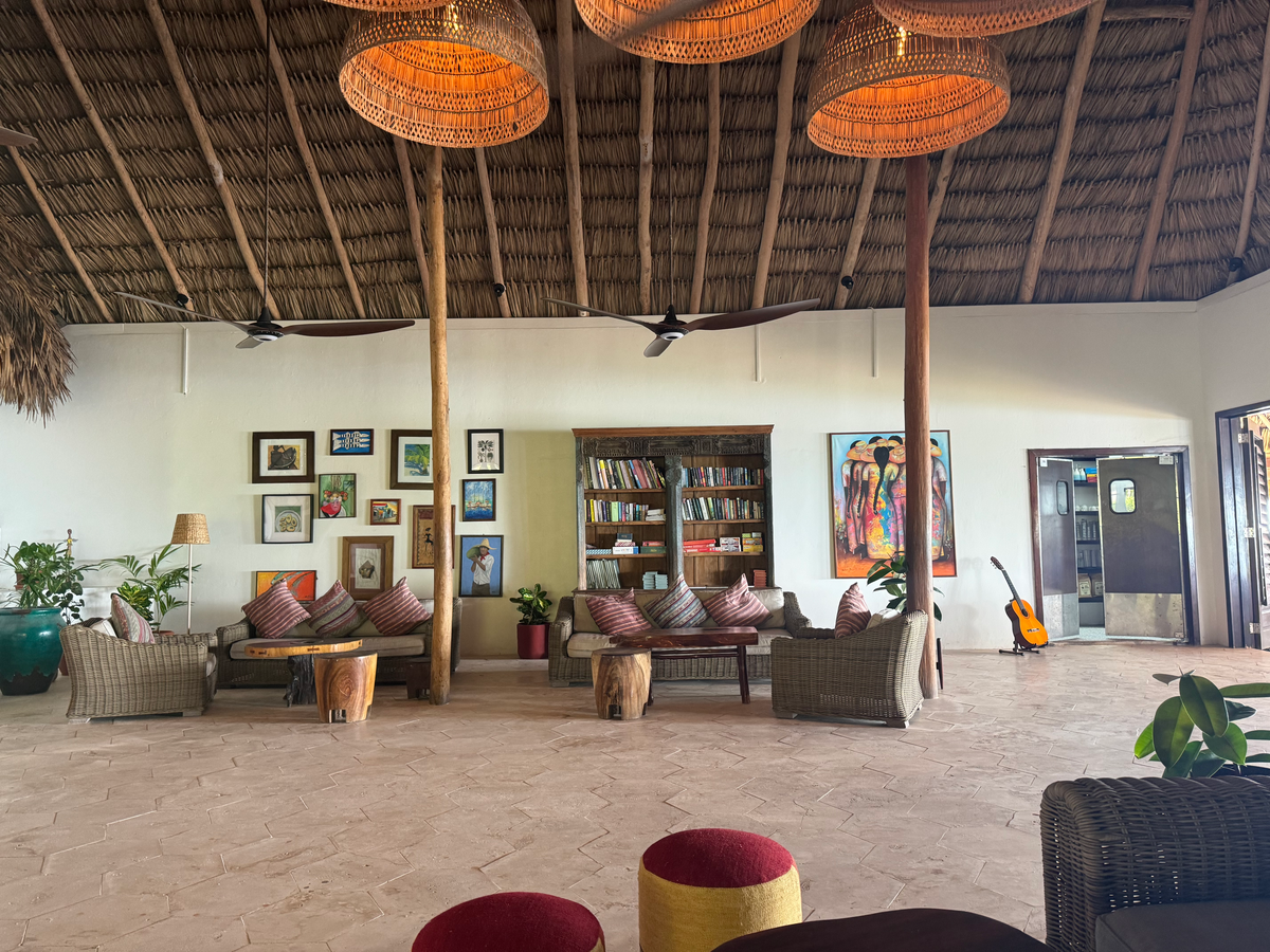 Matachica Resort Belize Mr Mrs Smith reading room