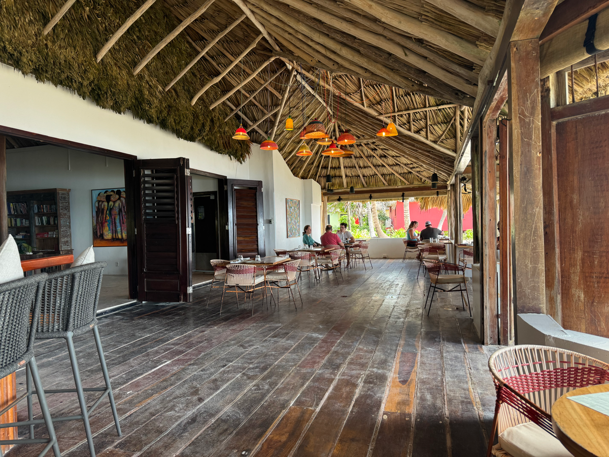 Matachica Resort Belize Mr Mrs Smith restaurant seating