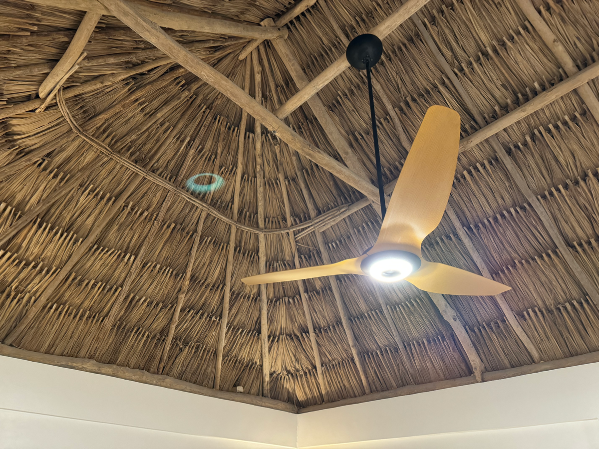 Matachica Resort Belize Mr Mrs Smith room ceiling fan