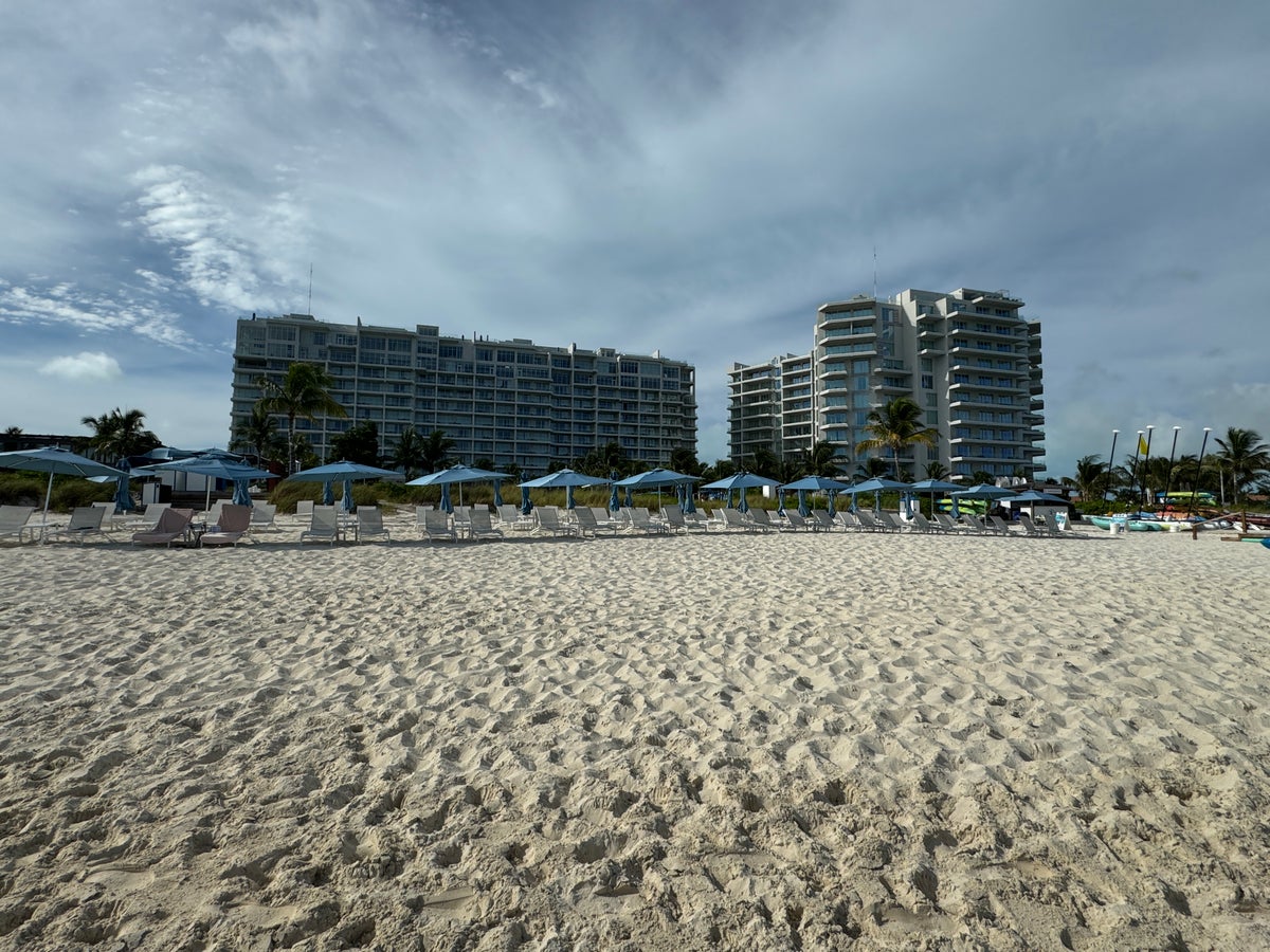 Ritz Turks Exterior Building from Beach