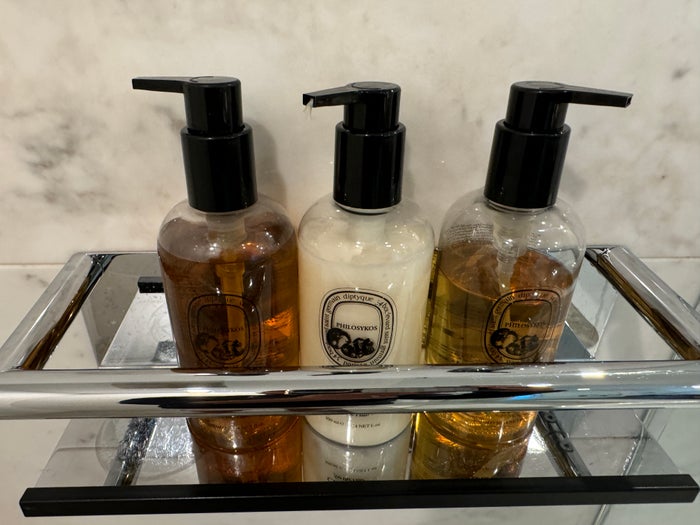 Ritz Turks shower toiletries Ritz Turks shower toiletries