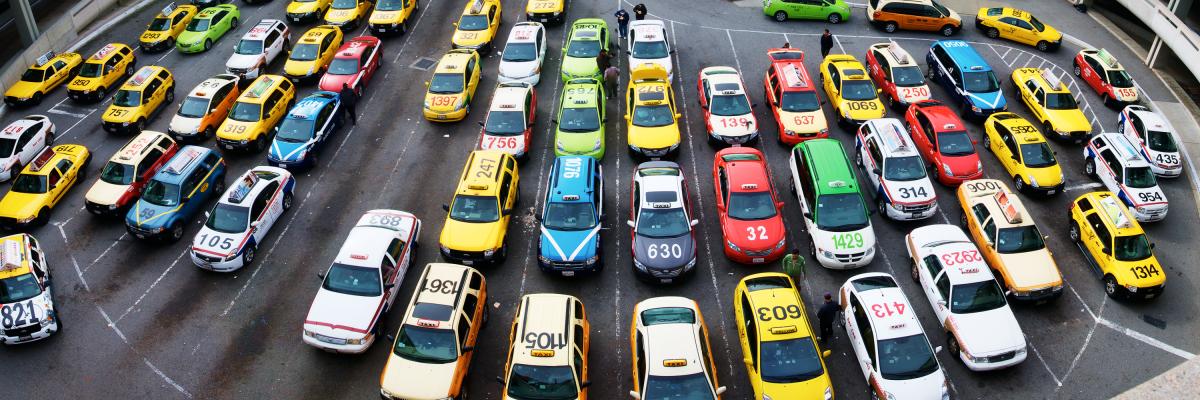 Taxis at SFO