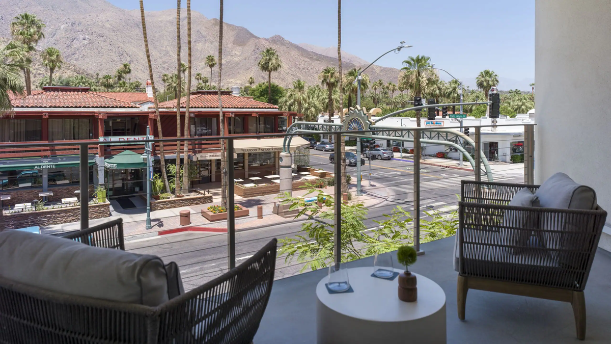 Thompson Palm Springs view to Palm Canyon