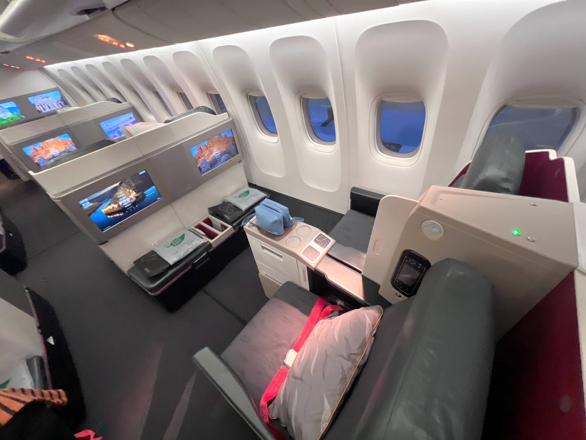 Turkish Airlines business class Boeing 777