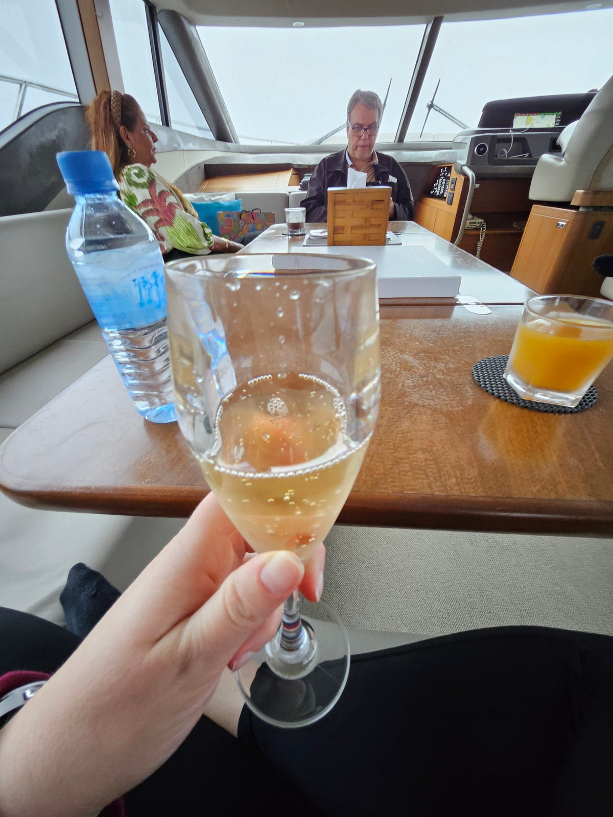 Waldorf Astoria Maldives yacht drink