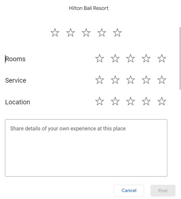 Write a Review Write a Review for Google