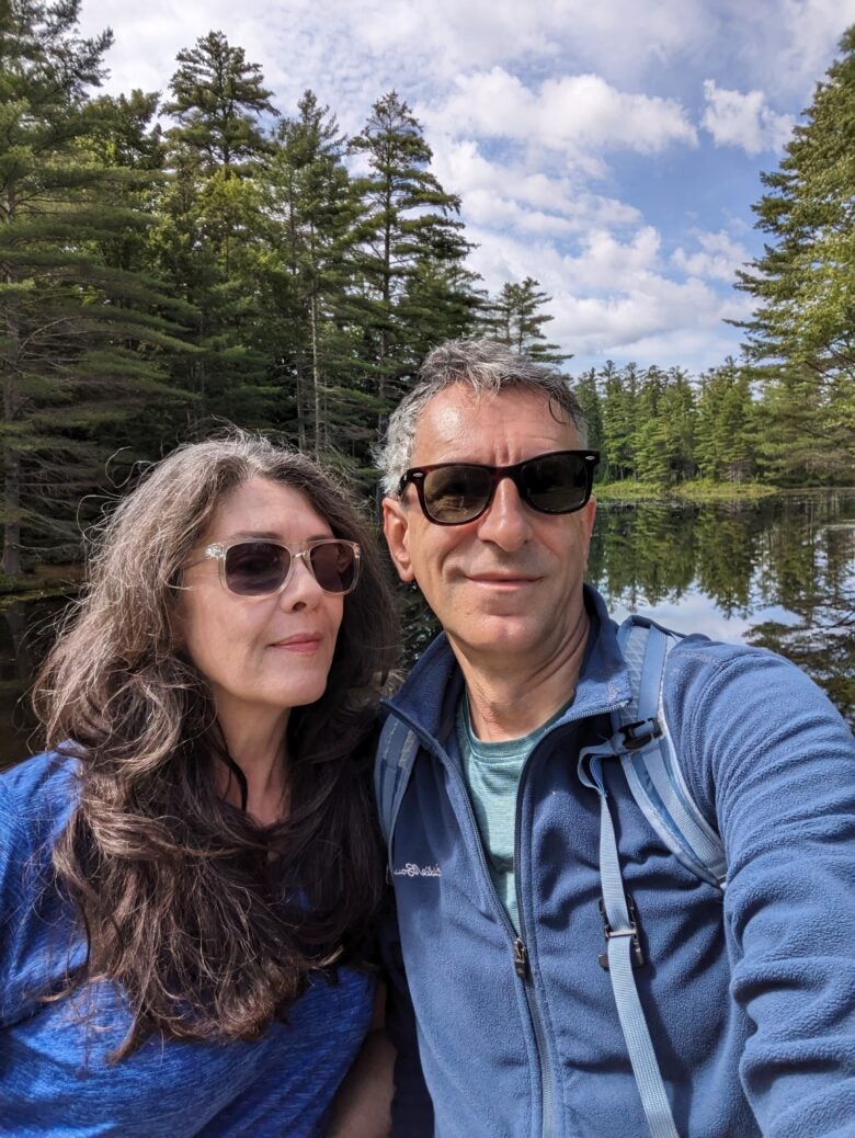 Alberto and his wife in Vermont