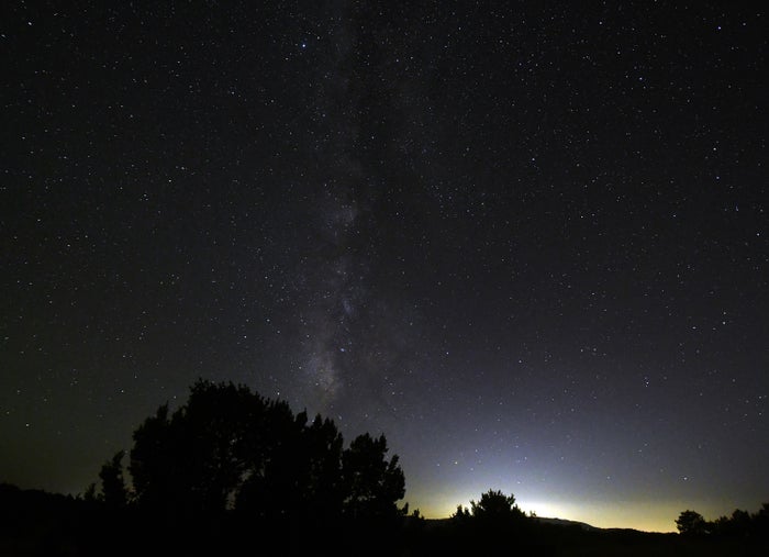 The night sky and Milky Way in New Mexico The night sky and Milky Way in New Mexico