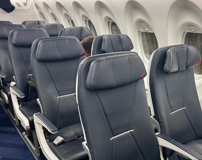 Air France Airbus A220 business class cabin right side