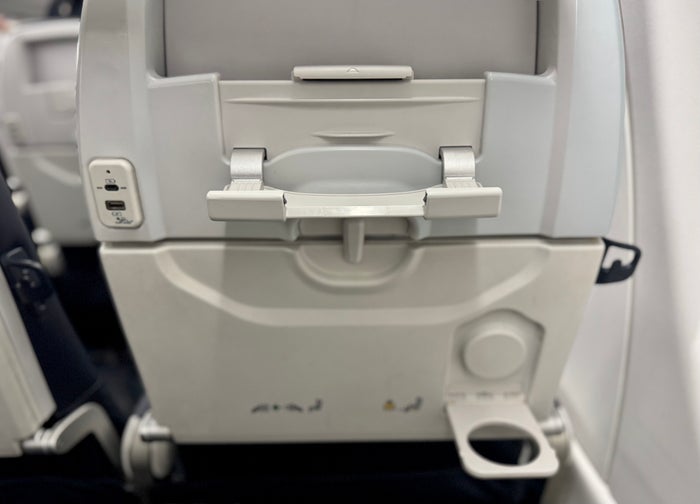 Air France Airbus A220 economy seatback