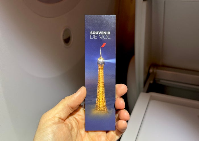 Air France Boeing 789 premium economy souvenir
