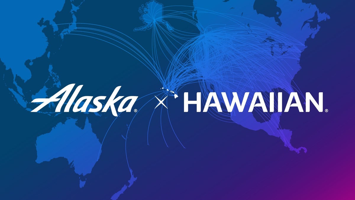 Alaska Air Hawaiian Airlines route map