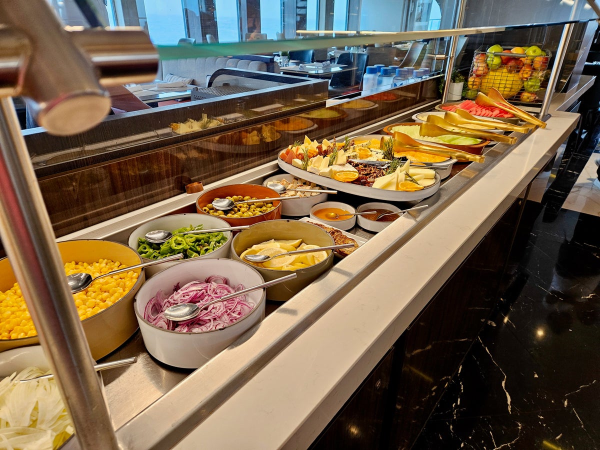 Antarctica cruise food buffet 